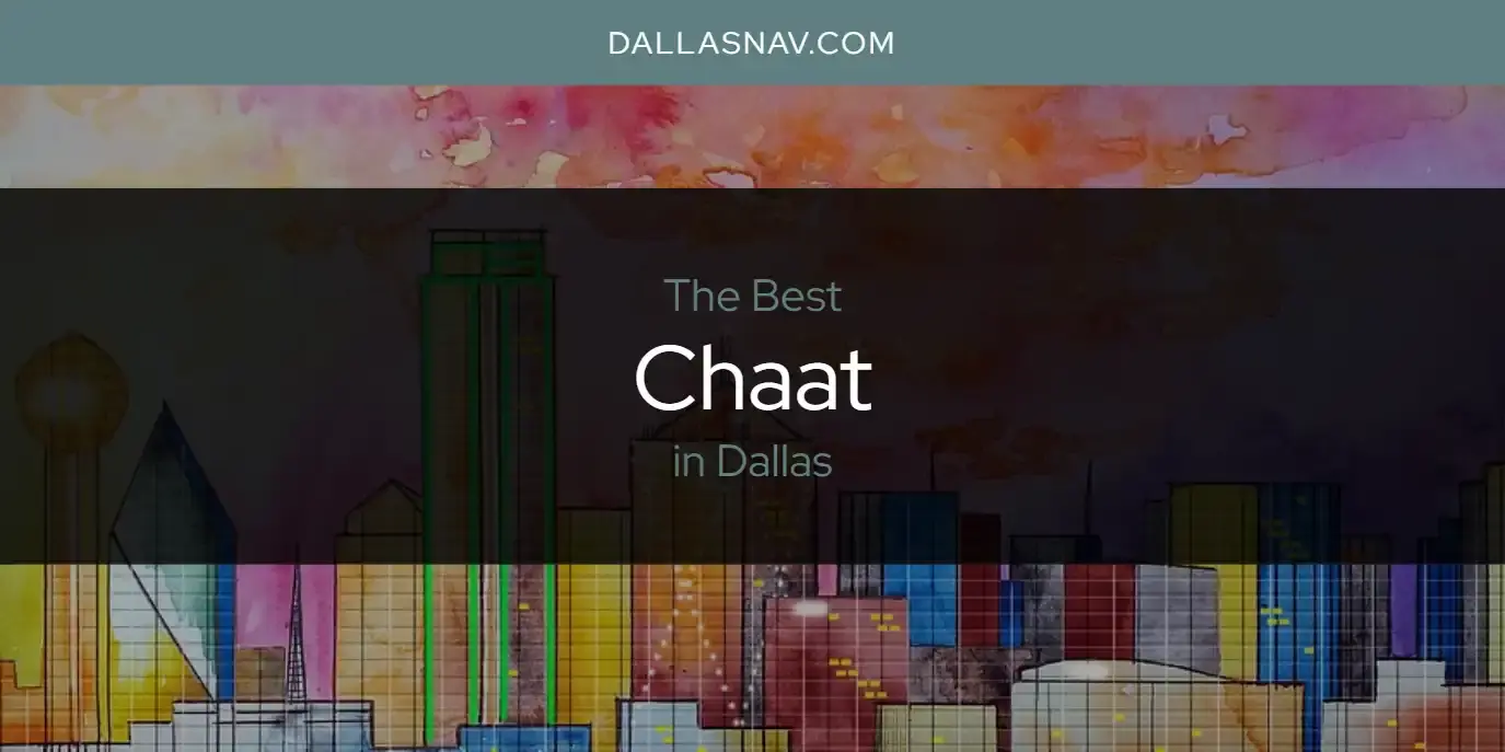 The Absolute Best Chaat in Dallas  [Updated 2023]
