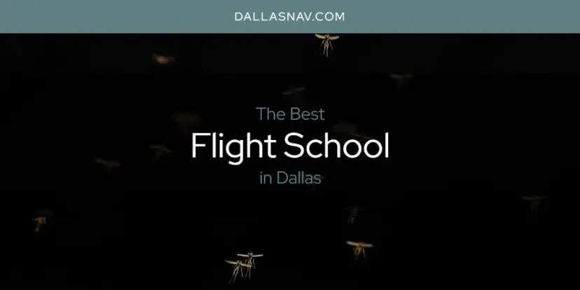 The Absolute Best Flight School in Dallas  [Updated 2024]
