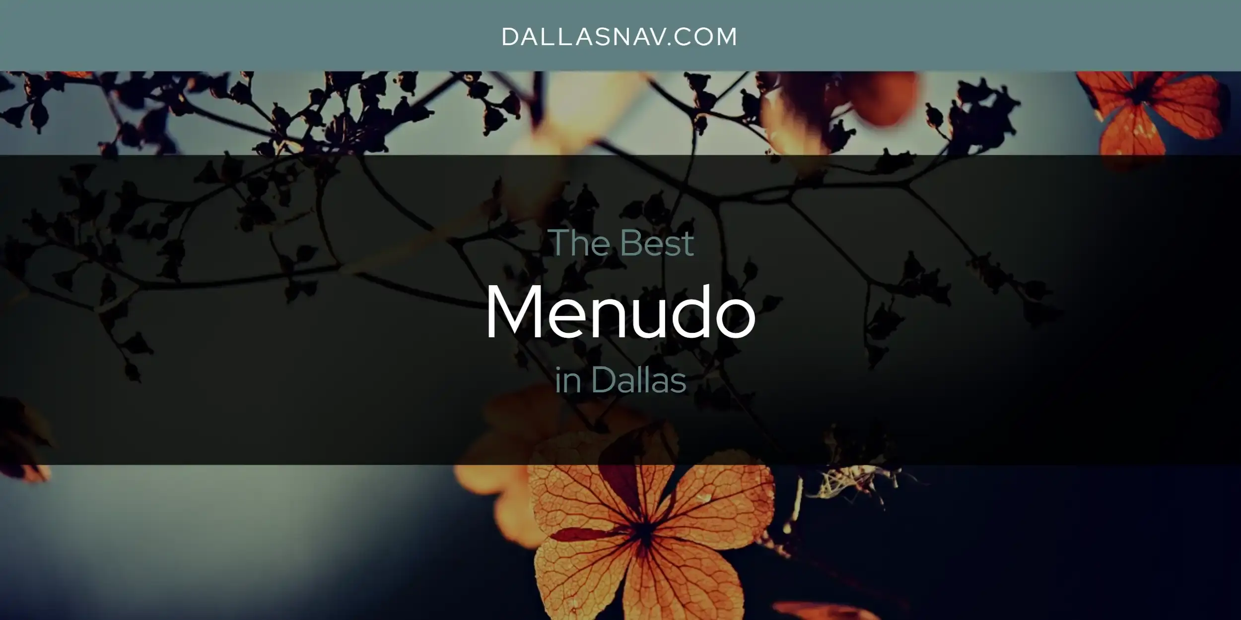 The Best Menudo in Dallas [Updated 2023]