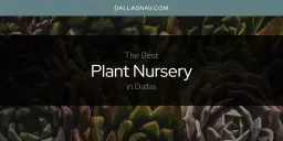 The Best Plant Nursery in Dallas [Updated 2023]