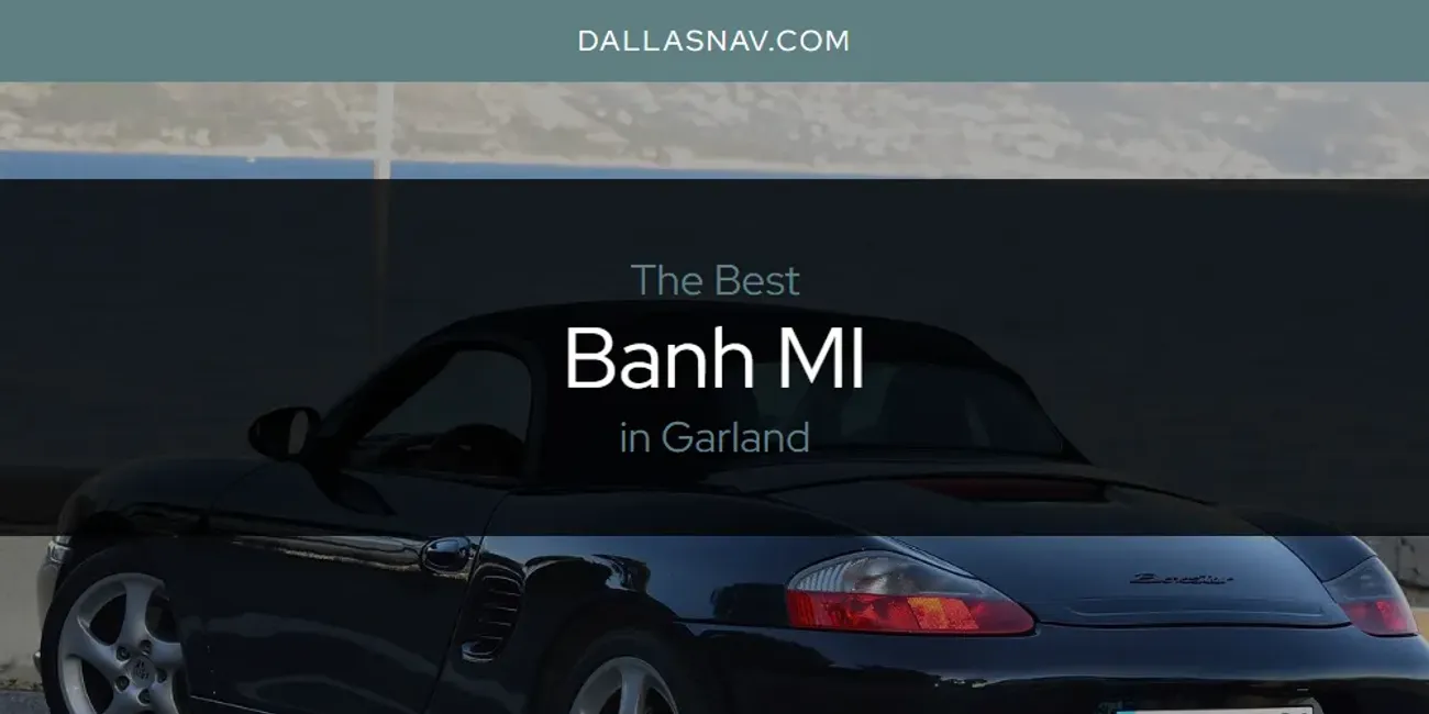 The Absolute Best Banh MI in Garland  [Updated 2025]