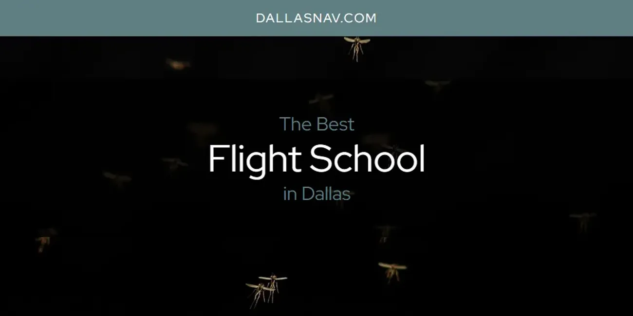 The Absolute Best Flight School in Dallas  [Updated 2025]