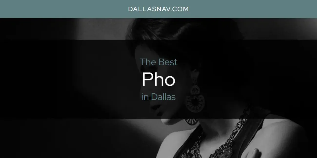 The Absolute Best Pho in Dallas  [Updated 2025]