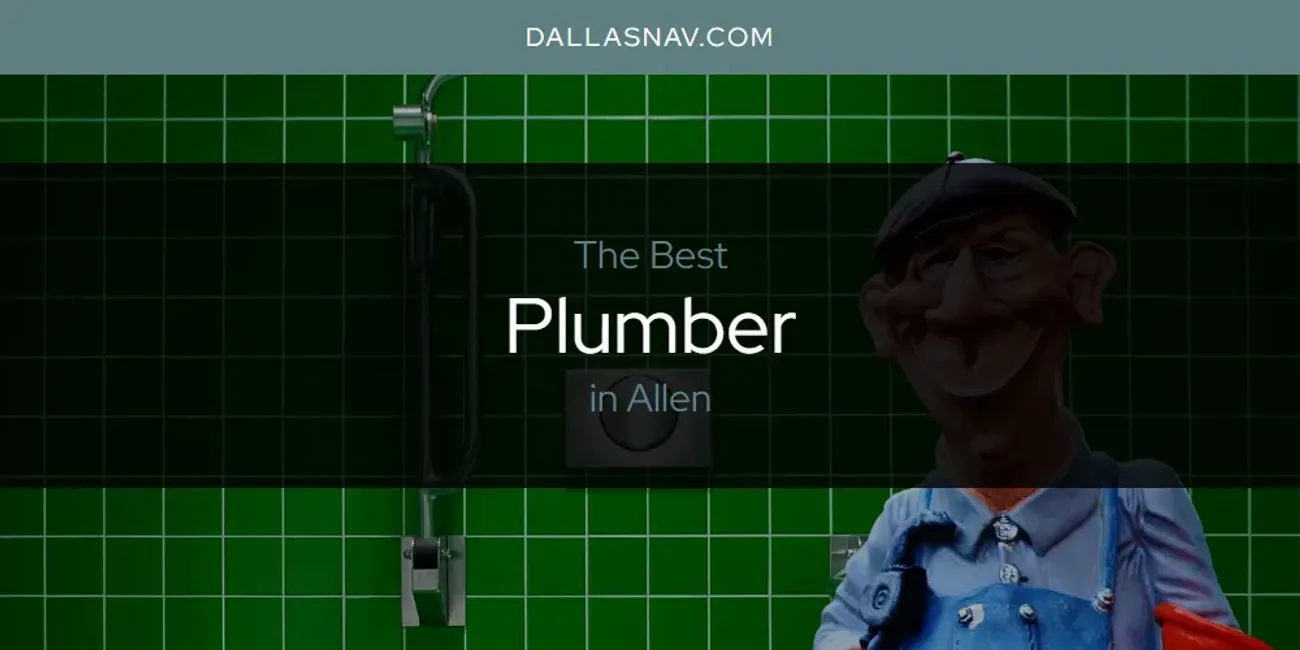 The Absolute Best Plumber in Allen  [Updated 2025]